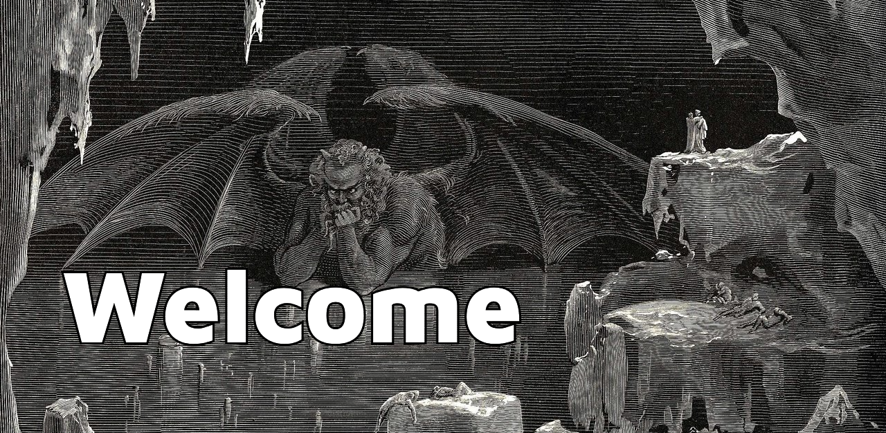 Lucifer in Hell by Gustav Dore from Dante's Inferno